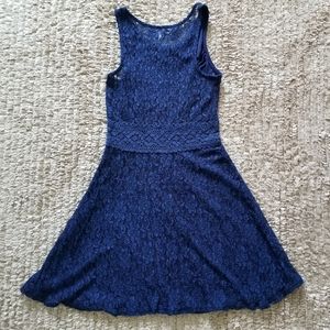 💙 Navy Blue Lace Dress